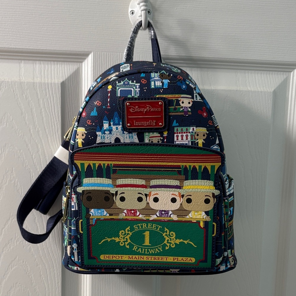 *NEW Disney Parks x Loungefly Dapper Dans on Main Street Mini Backpack